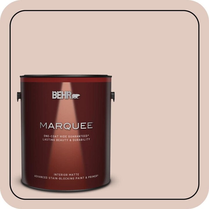 BEHR MARQUEE 1 gal. Home Decorators Collection #HDC-NT-10 Victorian Cameo Matte Interior Paint & Primer