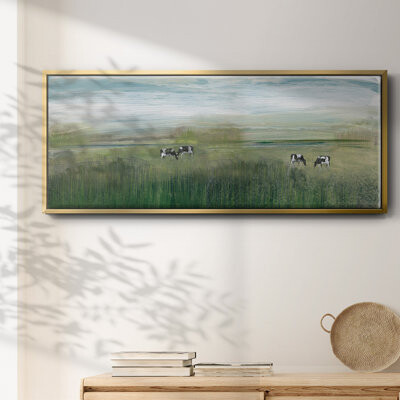 Wexford Home Grazing In Shandelee- Framed Canvas