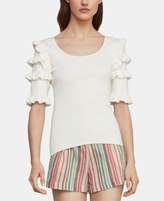 Thumbnail for your product : BCBGMAXAZRIA Ruffle-Sleeve Sweater