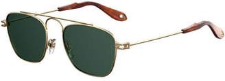 Givenchy Men's GV 7055 Small Square Sunglasses