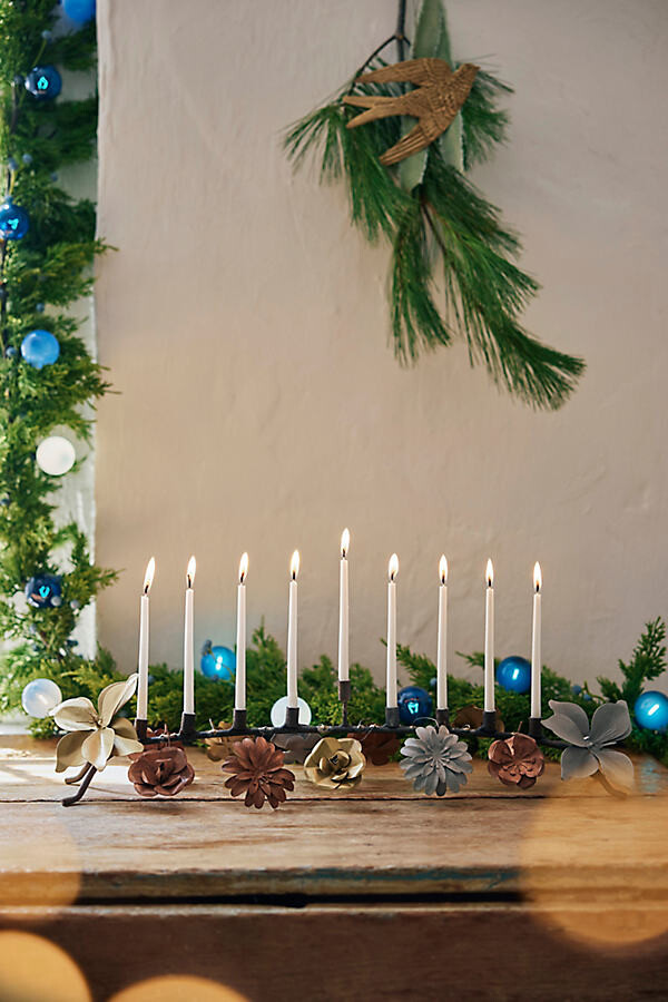 Floral Menorah