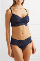Thumbnail for your product : Cosabella Never Say Never Sweetie Stretch-lace Soft-cup Bra - Navy