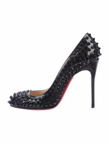 Thumbnail for your product : Christian Louboutin Spike Accents Patent Leather Pumps Black