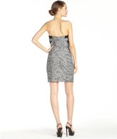 Thumbnail for your product : Fable Black Strapless Tweed Dress