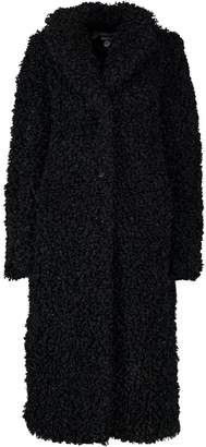 boohoo Tall Shaggy Faux Fur Coat