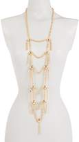 Thumbnail for your product : Natasha Accessories Chain Drop Necklace