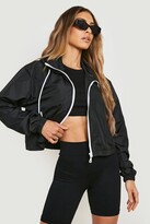 Thumbnail for your product : boohoo Hooded Zip Through Windbreaker