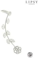 Thumbnail for your product : Lipsy Crystal Roses Earcuff