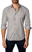Thumbnail for your product : Jared Lang Plaid Cotton Button-Down Sportshirt