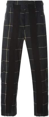 Damir Doma checked cropped trousers