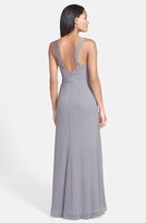 Thumbnail for your product : Jim Hjelm Occasions V-Neck Chiffon Gown