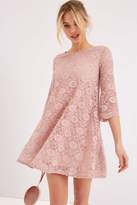 Thumbnail for your product : Pink Lace Shift Dress