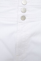 Thumbnail for your product : J Brand Carey Pleated Acid-wash High-rise Tapered Jeans