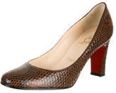 Thumbnail for your product : Christian Louboutin Python Pumps