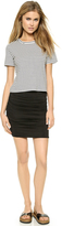 Thumbnail for your product : Three Dots Ruched Miniskirt