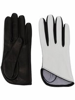 Thumbnail for your product : Manokhi Two-Tone Leather Gloves