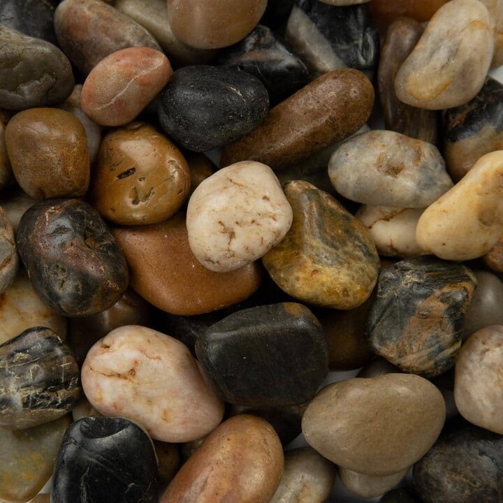 MSI Mixed Polished 0.5 cu. ft. per Bag (0.75 in. to 1.25 in.) Bagged Landscape Pebbles (55 Bags/22.5 cu. ft./Pallet)