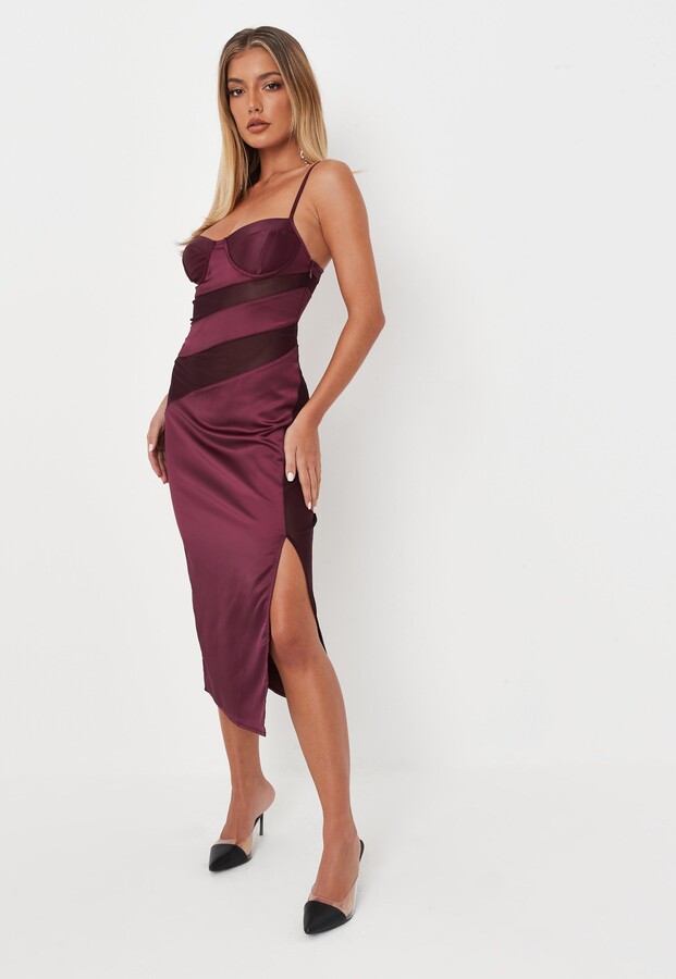 Burgundy Bodycon Dress | Shop the world's largest collection of fashion |  ShopStyle UK
