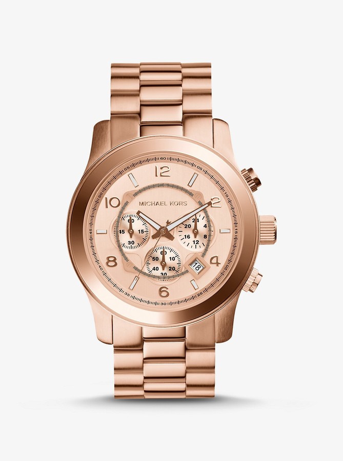 michael kors rose gold smartwatch sale
