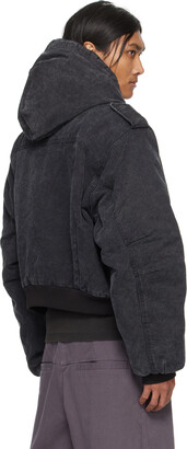 Entire Studios Black W2 Bomber Jacket - ShopStyle