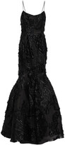 Thumbnail for your product : J. Mendel J.mendel Fluted Metallic Fil Coupe Organza Gown