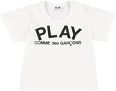 Thumbnail for your product : Comme des Garçons PLAY Play logo cotton jersey t-shirt