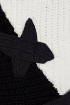 Thumbnail for your product : Raoul Lace-up Two-tone Cotton Sweater