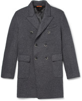 Thumbnail for your product : Barena Double-Breasted Knitted Wool-Blend Coat