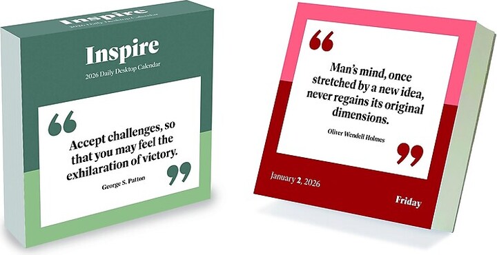 TFPublishing 2026 TF Publishing 5.25" x 5.25" Daily Day-to-Day Calendar, (26-3012)