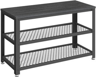 3-Tier Shoe Rack, Shelf Storage Bench