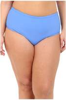 Thumbnail for your product : Athena Plus Size Cabana Solids Mid Waist Shirr Side Pants