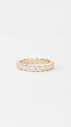 Chicco Zoe 14K Gold Eternity Ring with Round White Diamond
