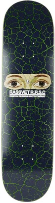 Rassvet Black & Green Eyes Skateboard Deck, 8.37 in