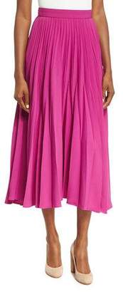 Co Reverse-Pleated Midi Skirt