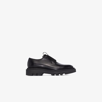 Givenchy Black Leather Derby Shoes