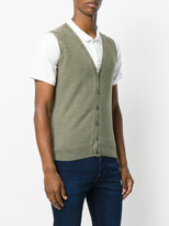 Thumbnail for your product : Jacob Cohen sleeveless knitted cardigan