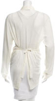 Thumbnail for your product : Ann Demeulemeester Longline Wool Cardigan