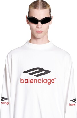 BALENCIAGA 3B SPORTS ICON ロングスリーブ Tシャツ Balenciaga 3B Sports Icon Long Sleeve T-Shirt Oversized