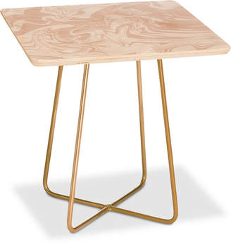 Deny Designs Rebecca Allen All Marbled Square Side Table
