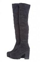 Thumbnail for your product : AX Paris Over The Knee Chunky Heeled Boot
