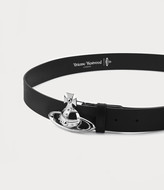 Thumbnail for your product : Vivienne Westwood Orb Buckle Palladio Belt Black