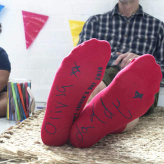 Solesmith Personalised Children's Handwriting Socks