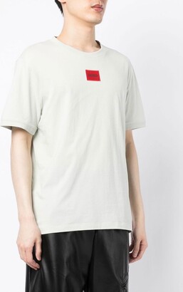 HUGO BOSS logo-patch cotton T-shirt