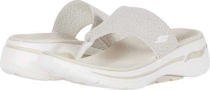 Skechers Women's Go Walk Arch Fit - Weekender Arch Support Thong Flip Flop  Walking Sandals from Finish Line - ShopStyle