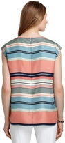 Thumbnail for your product : Brooks Brothers Silk Variegated Stripe Blouse
