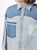 Thumbnail for your product : FIVE CM Colour-Block Denim Shirt