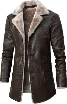 leather coats on amazon