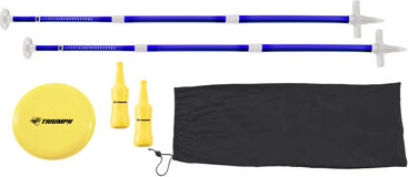 Triumph Sports Throwing Outdoor Target Game 5 Piece Disc Gofl Set with Carrying Case