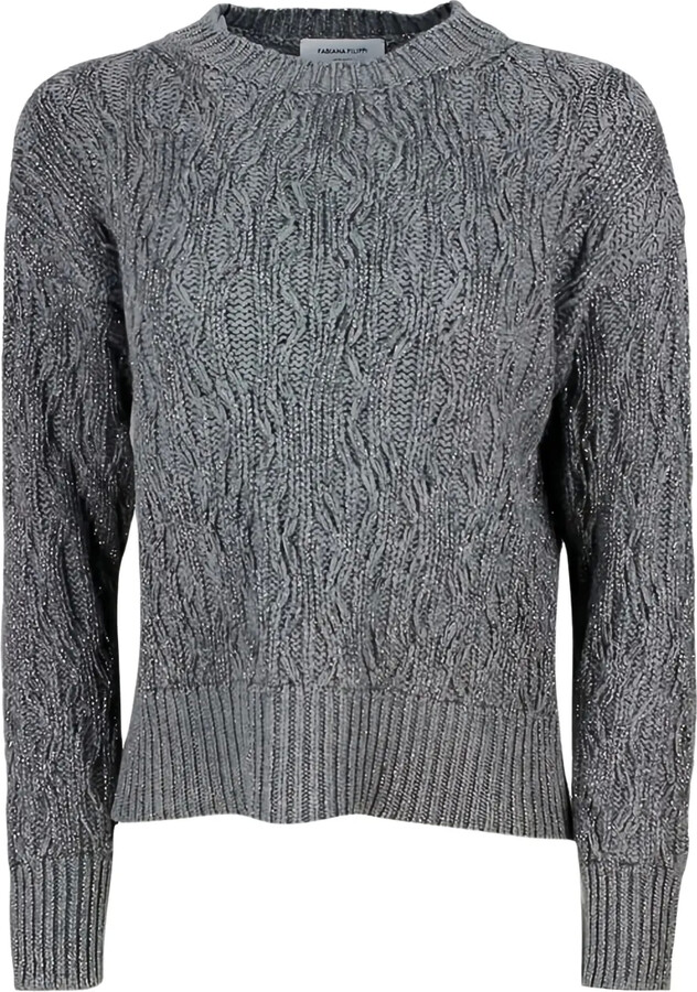 Fabiana Filippi Cable-Knit Wool Sweater