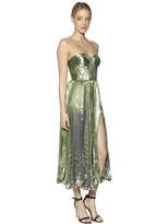 Thumbnail for your product : Maria Lucia Hohan Lurex & Silk Chiffon Dress